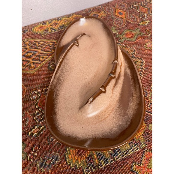 1950s VINTAGE Frankoma 203 MCM Pottery Ashtray - Picture 6 of 8